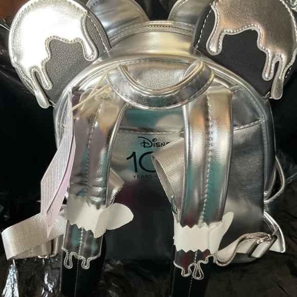 DISNEY PARKS  Loungefly Mickey Drip ears backpack 100 yrs ANNAVERSARY NWT - Picture 11 of 12